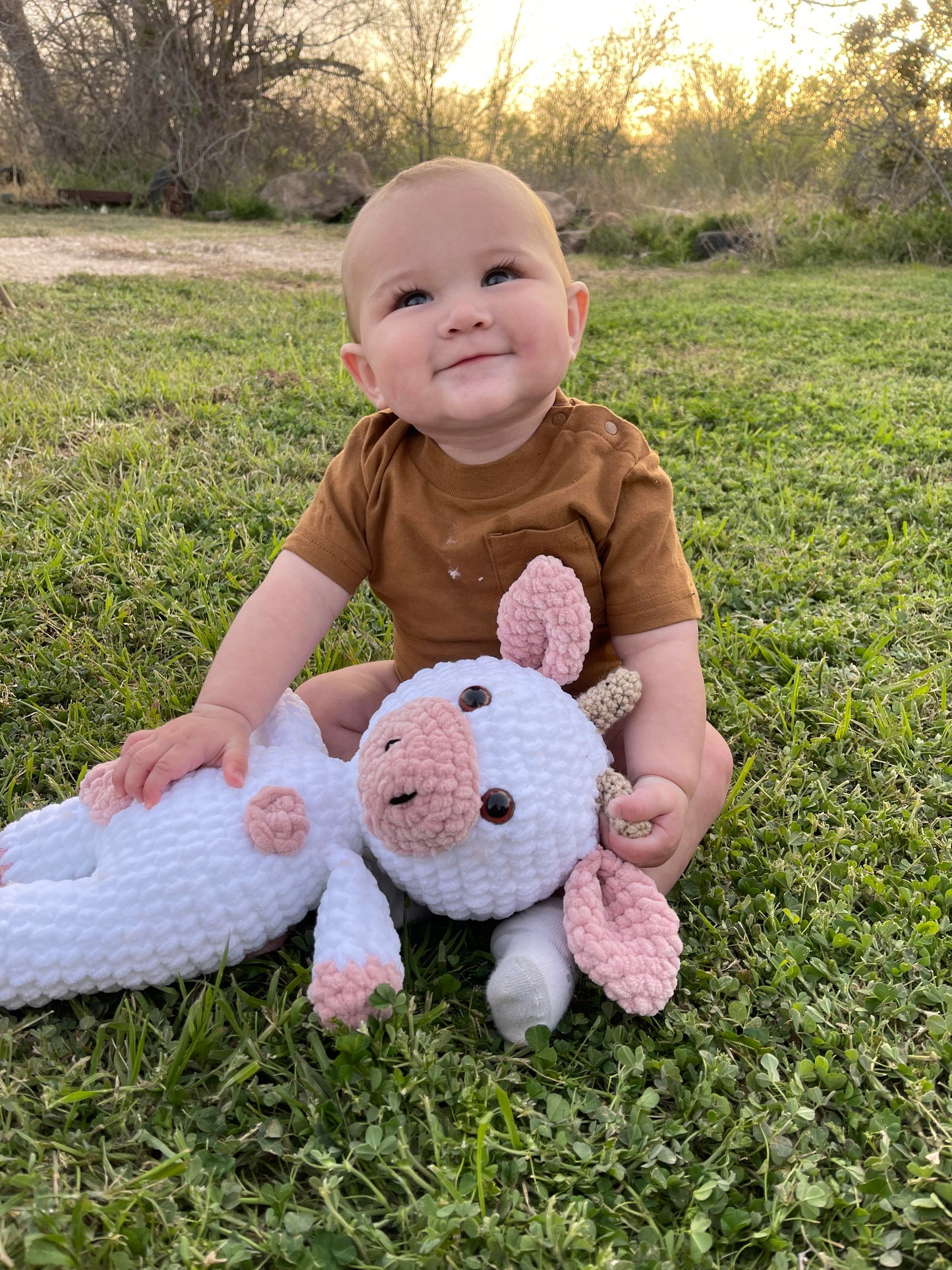 Crocheted Cow