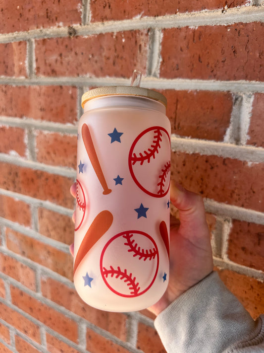 Frosted Baseball Cup