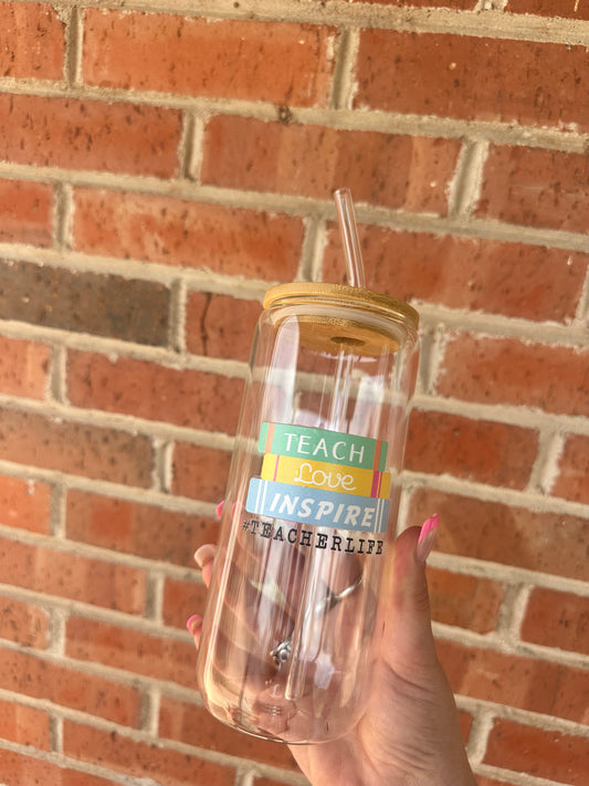 Teach Glass Cup