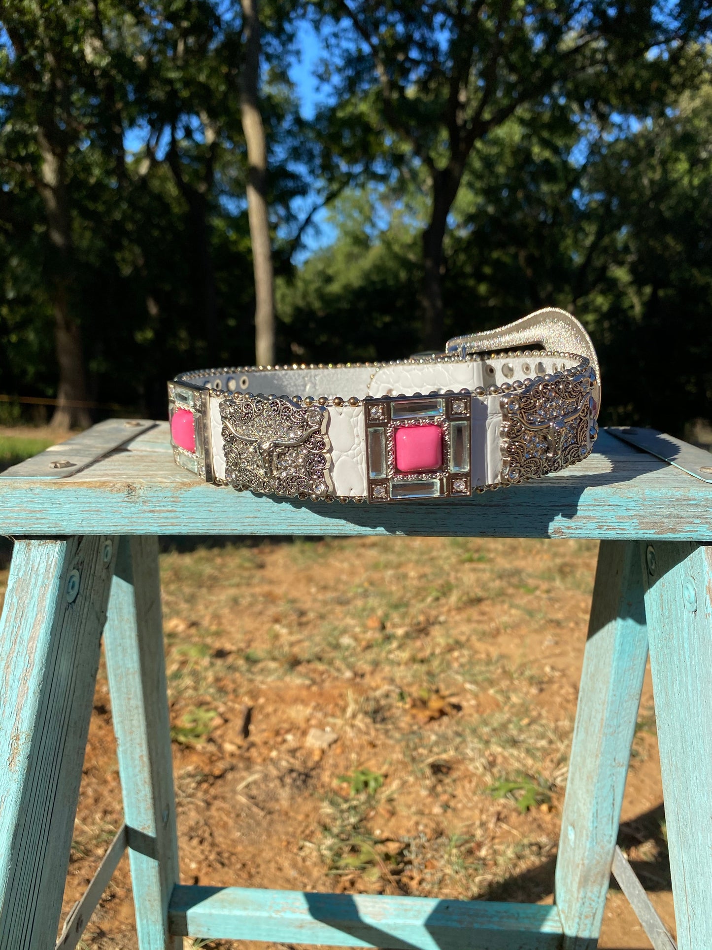 Pink Steerhead Belt