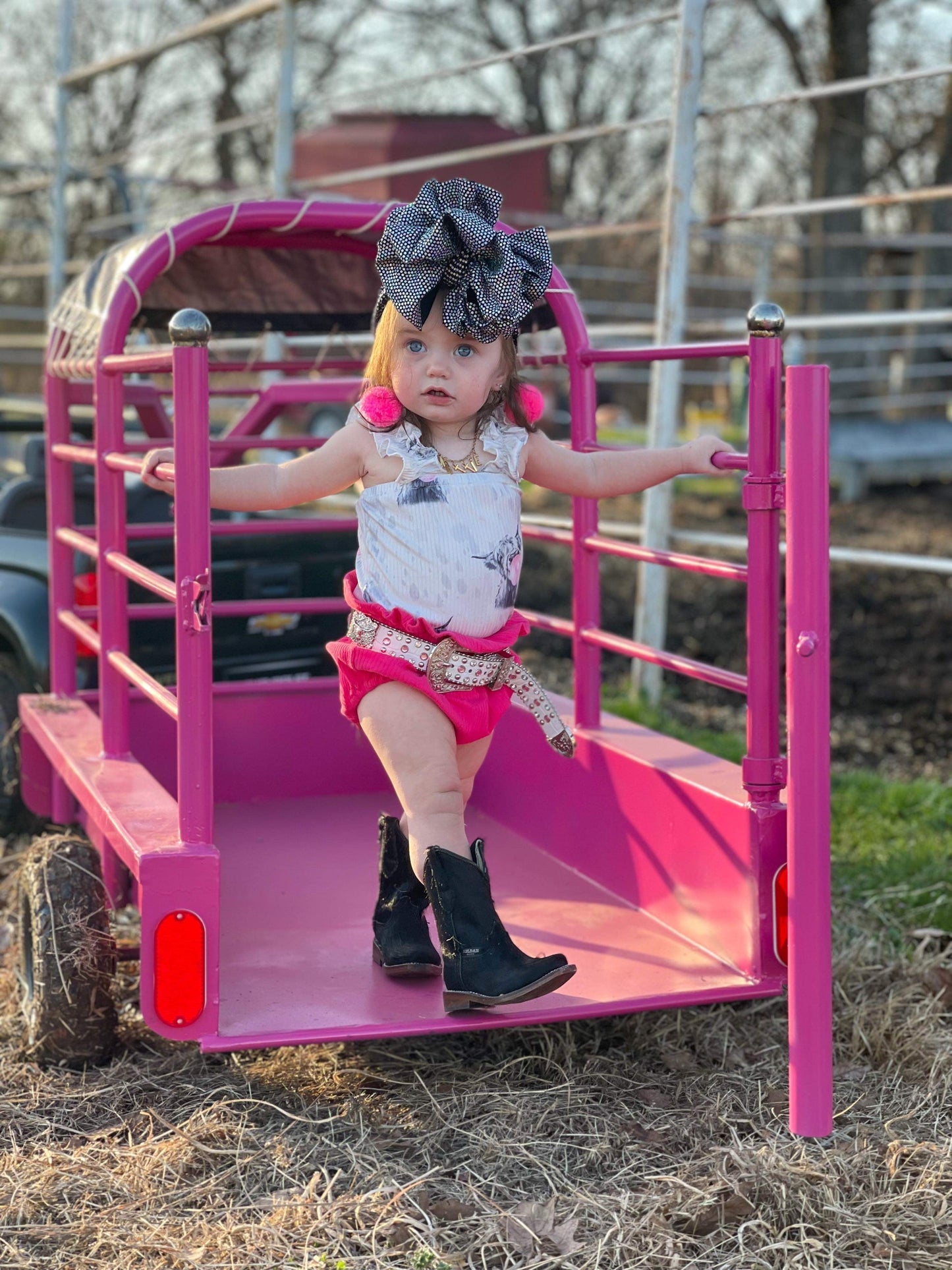 Pink Steerhead Belt